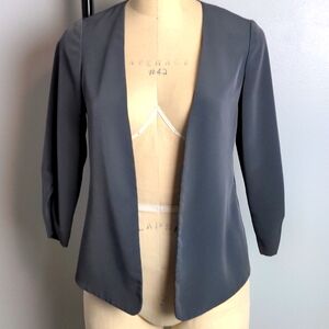 The Limited, Gray open front Blazer, Size Small